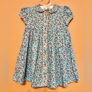 Rachel Riley Floral Button-Up Dress Sz 2T